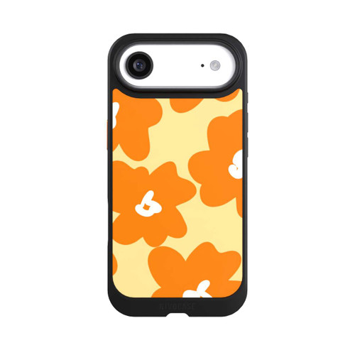 Apple iPhone Air NIVOcore Retro Blumenmuster Päivi Gelb Orange