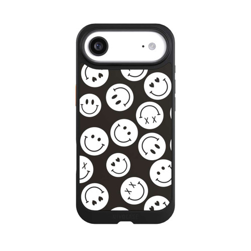 Apple iPhone Air NIVOcore Smiles Emotes Pattern Black And White