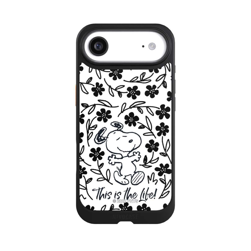 iPhone Air NIVOcore Snoopy schwarz und weiß This Is The Life