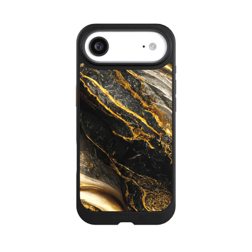 Apple iPhone Air NIVOcore Schwarze Marmor Goldschichten