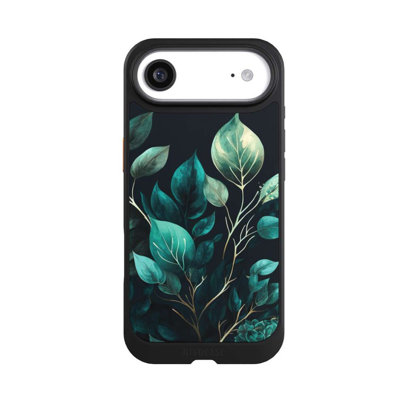 iPhone Air NIVOcore Eukalyptus dunkler Hintergrund