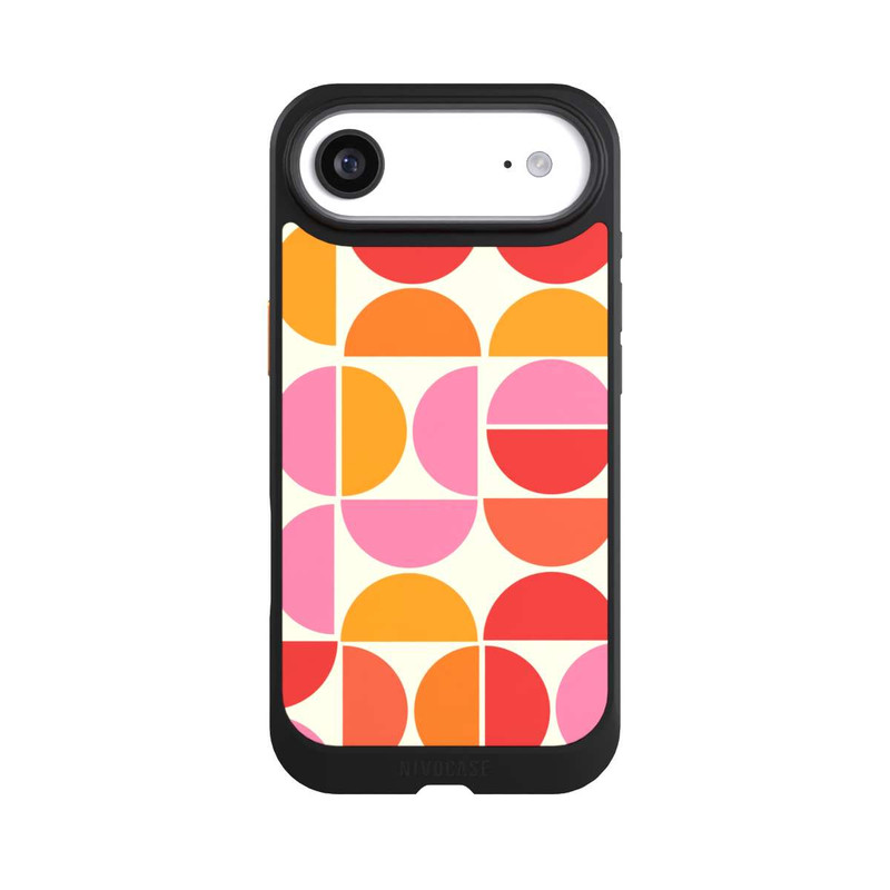 iPhone Air NIVOcore Retro Trend Muster Orange