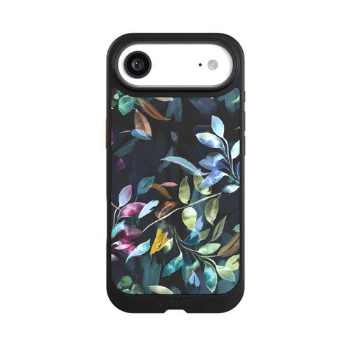 Apple iPhone Air NIVOcore Mystische Aquarellblätter schwarz