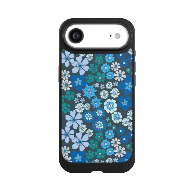 iPhone Air NIVOcore Blaue Blumen DeinDesign