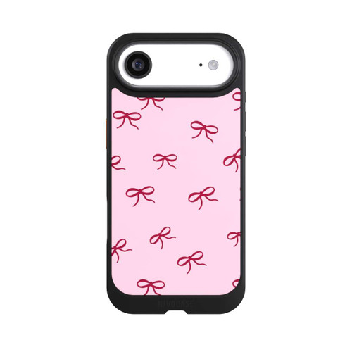 Apple iPhone Air NIVOcore Schleifen Muster Rot Pink