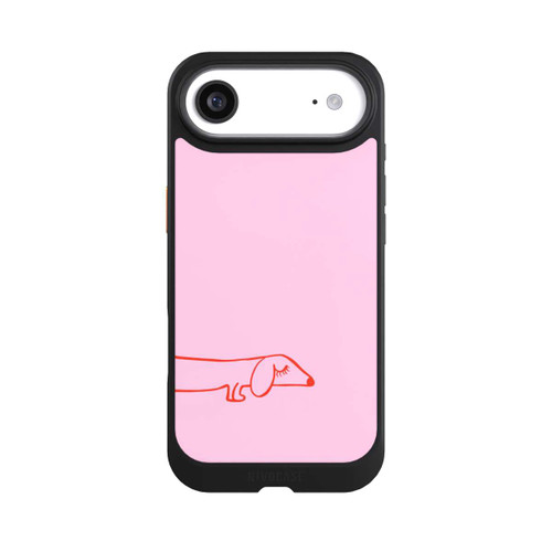 Apple iPhone Air NIVOcore Dachshund Illustration Pink