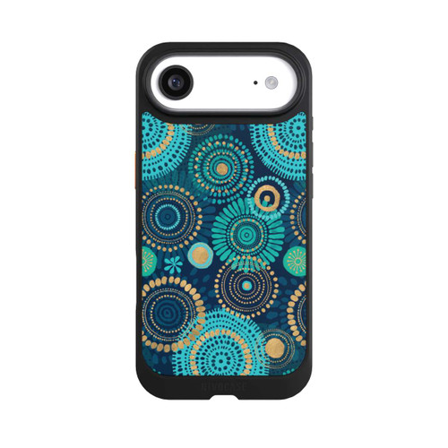 Apple iPhone Air NIVOcore Blockprint India Teal Gold