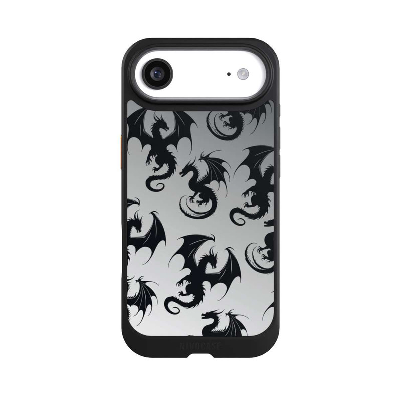 iPhone Air NIVOcore Dragon Pattern Grey
