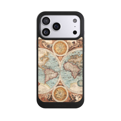 Apple iPhone 17 Pro Max NIVOcore Vintage Weltkarte