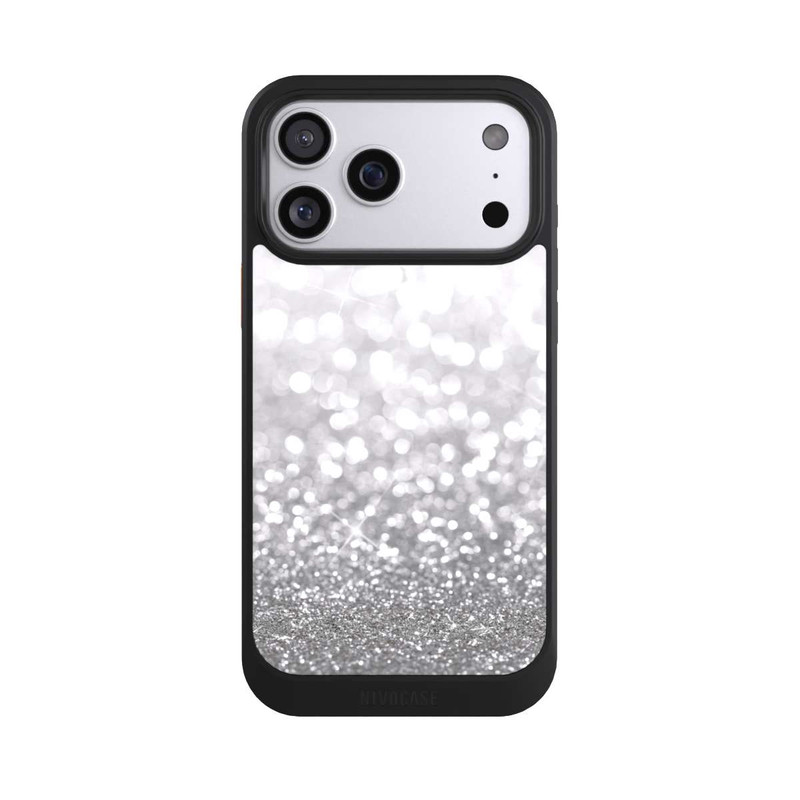 iPhone 17 Pro Max NIVOcore Silberregen Look