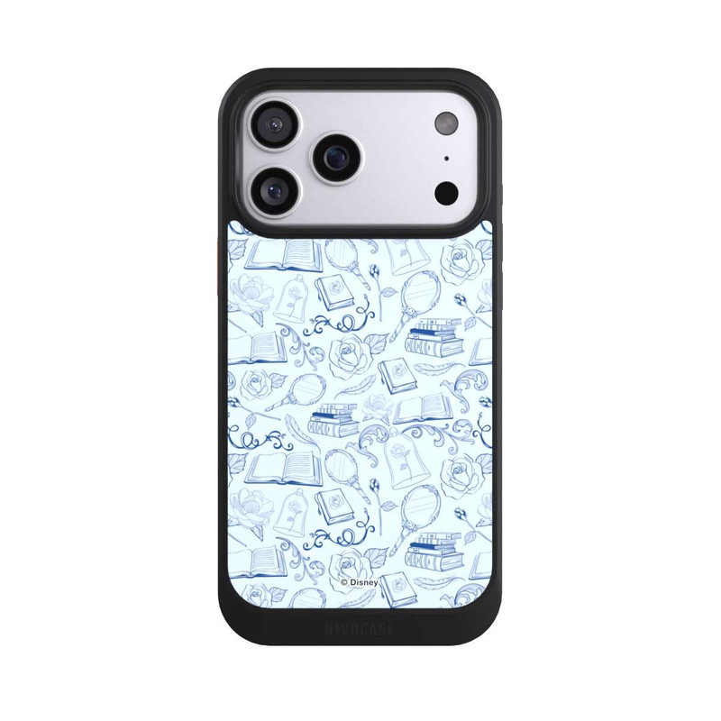 iPhone 17 Pro Max NIVOcore Beauty and Beast Pattern Blue