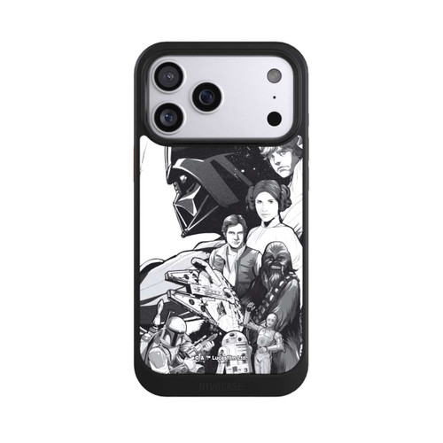 Apple iPhone 17 Pro Max NIVOcore Star Wars Characters - Black and White