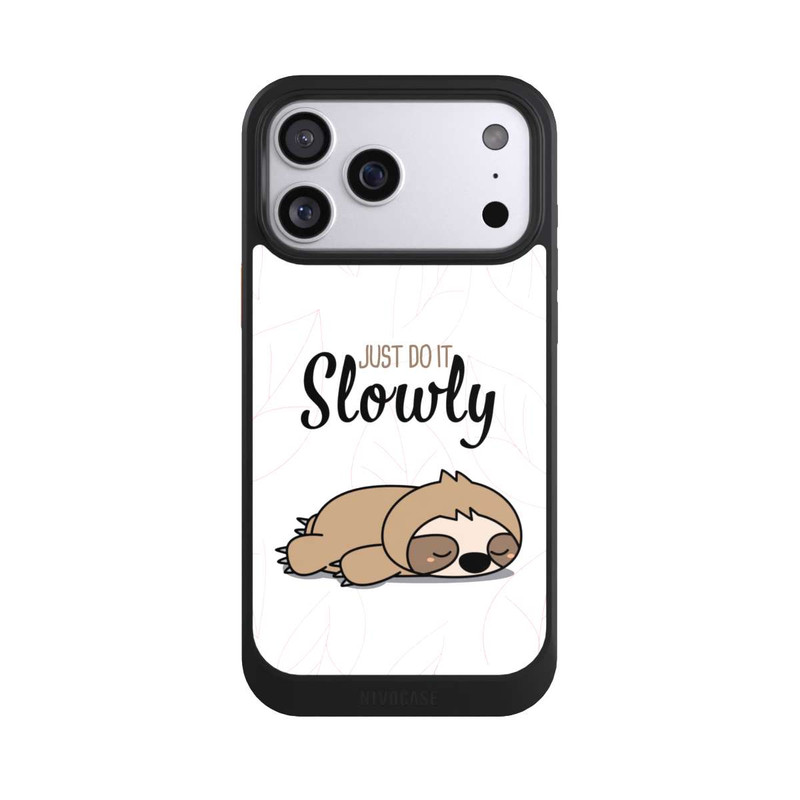 iPhone 17 Pro Max NIVOcore Just Do It Slowly Sloth