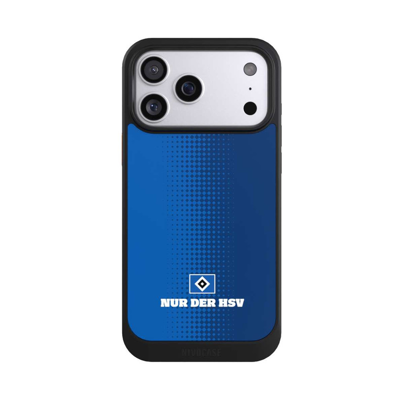 iPhone 17 Pro Max NIVOcore Nur der HSV - Rautenraster Blau