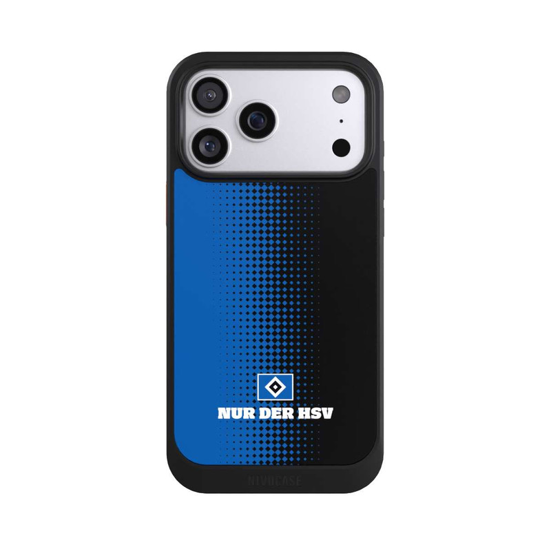 iPhone 17 Pro Max NIVOcore Nur der HSV - Rautenraster Schwarz