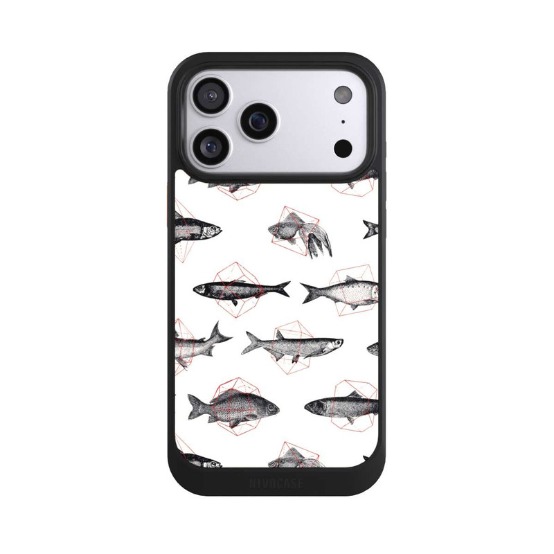 iPhone 17 Pro Max NIVOcore Fische in Geometrie