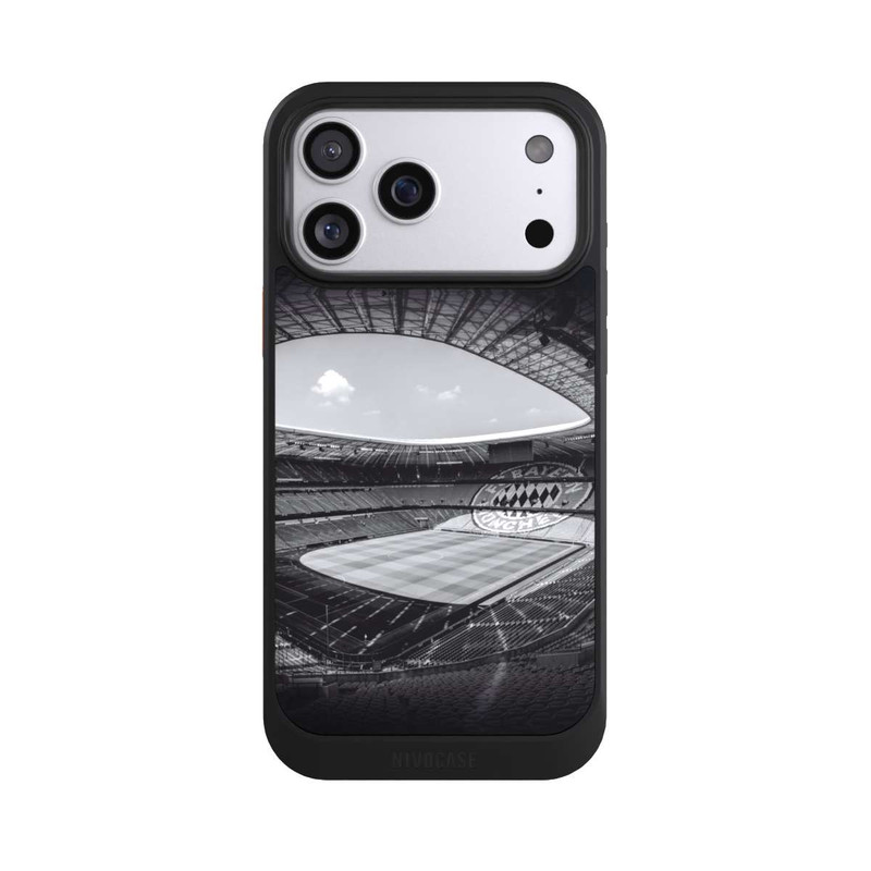 iPhone 17 Pro Max NIVOcore Stadion FC Bayern - Black White