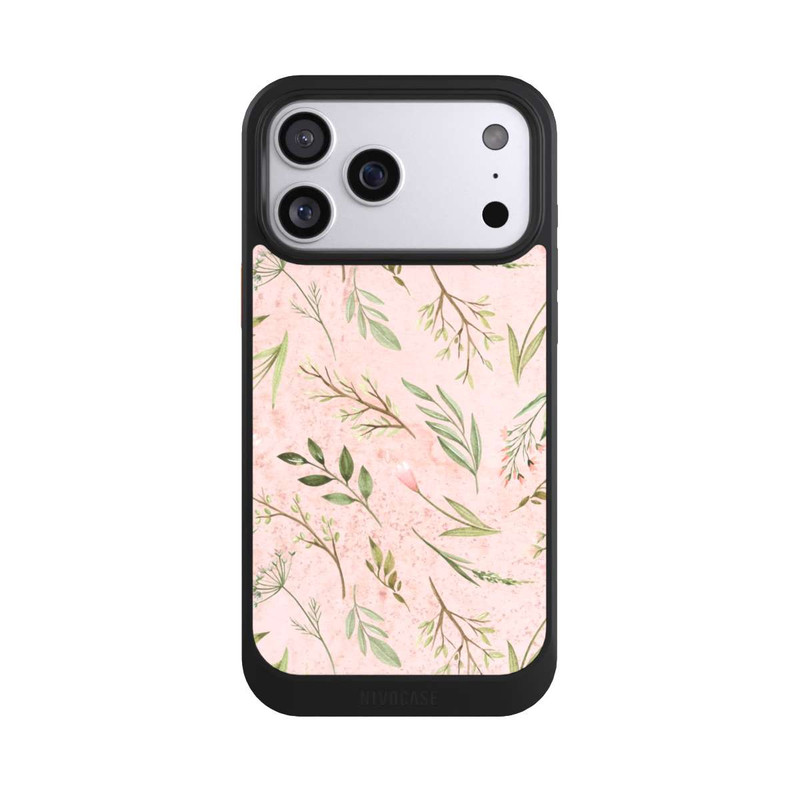iPhone 17 Pro Max NIVOcore Floral Marble Pink