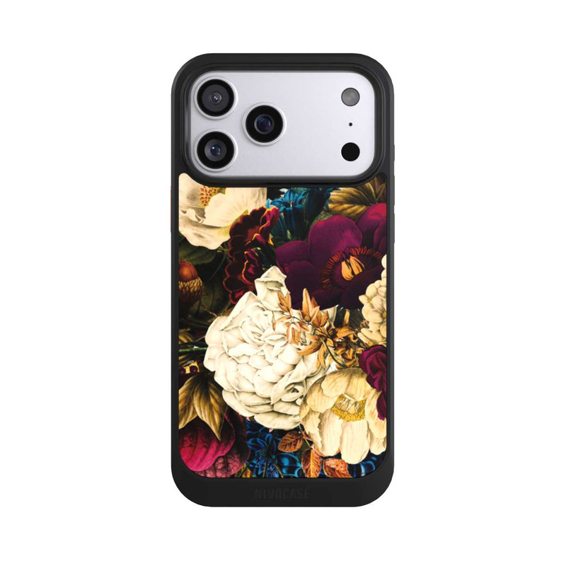 iPhone 17 Pro Max NIVOcore Fleurs vintage sombres