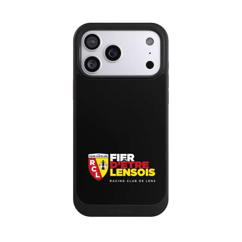 iPhone 17 Pro Max NIVOcore Logo RCL en bas Noir