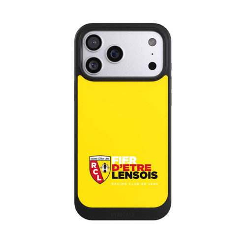 Apple iPhone 17 Pro Max NIVOcore Fond Logo RCL Jaune