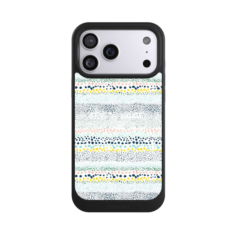 iPhone 17 Pro Max NIVOcore Kleine Punkte, strukturiertes Weiß