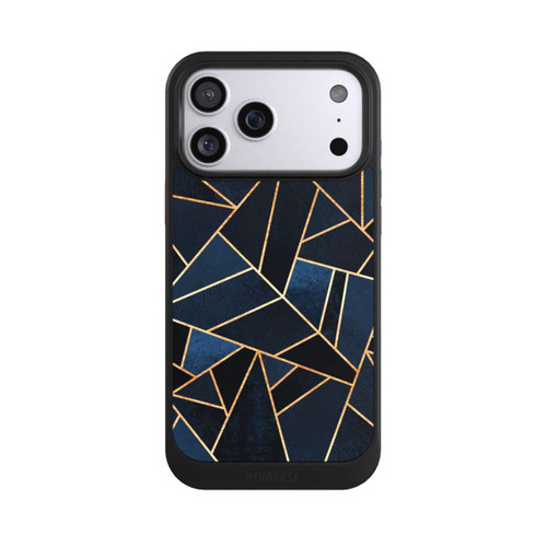 Apple iPhone 17 Pro Max NIVOcore Navy Stein Golddruck