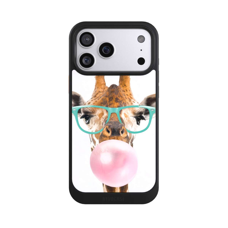 iPhone 17 Pro Max NIVOcore Giraffe mit Kaugummi