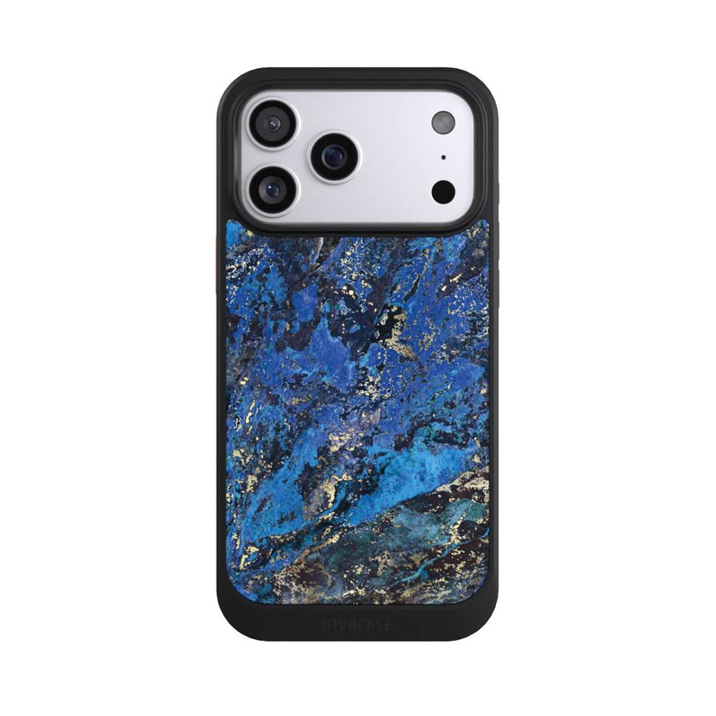 iPhone 17 Pro Max NIVOcore Lapislazuli blau und gold