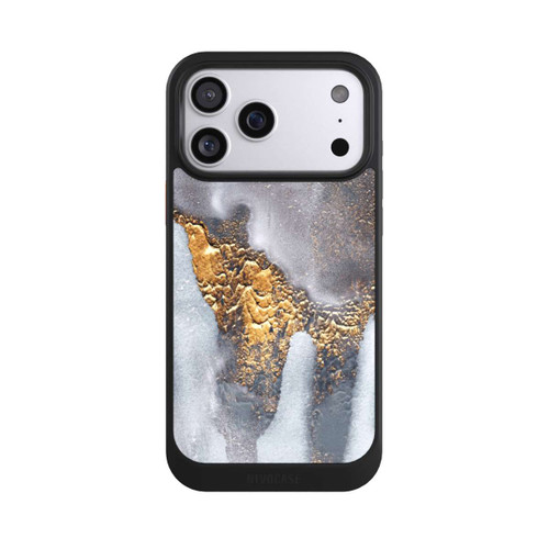Apple iPhone 17 Pro Max NIVOcore Beton-Gold-Glitzerlook