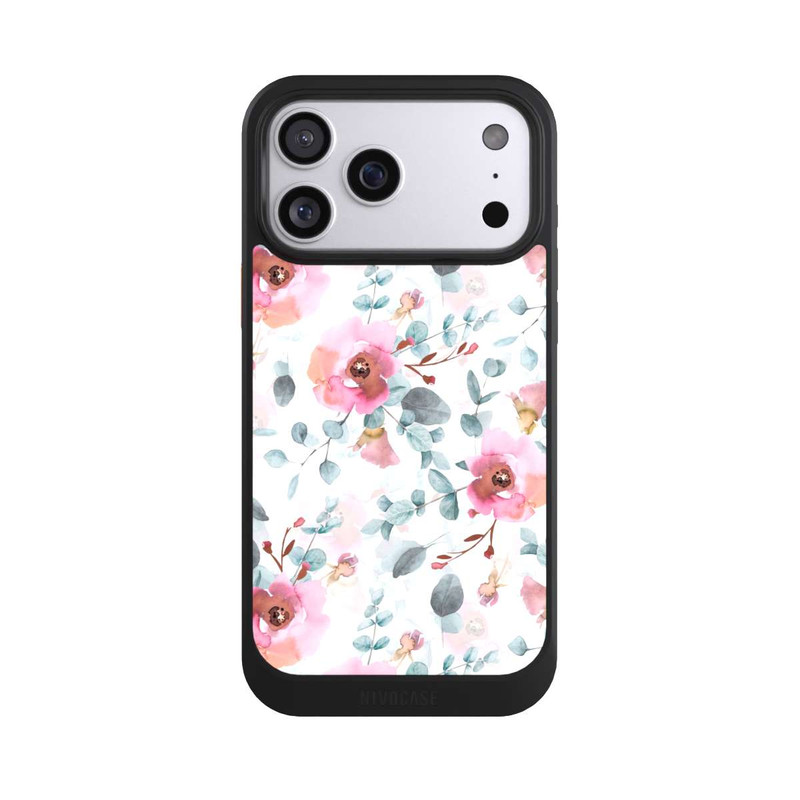 iPhone 17 Pro Max NIVOcore Aquarell Blumentapete