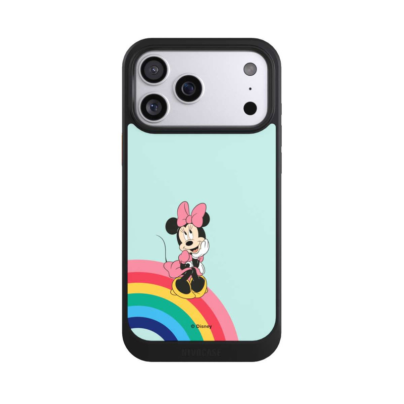 iPhone 17 Pro Max NIVOcore Minnie Regenbogen Portrait