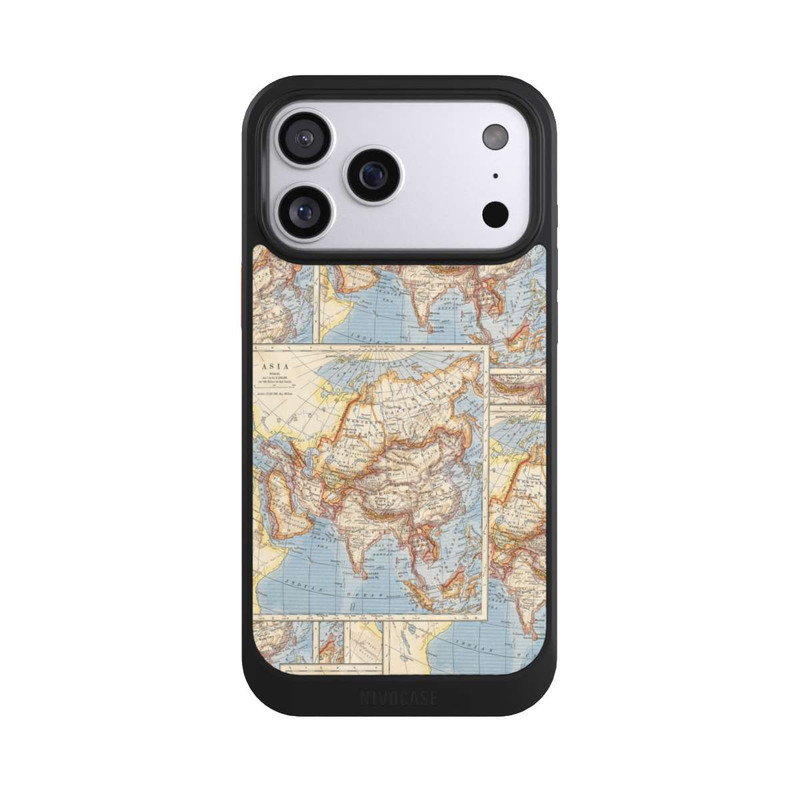 iPhone 17 Pro Max NIVOcore Weltkarte Vintage