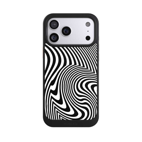 Apple iPhone 17 Pro Max NIVOcore Black and White Waves