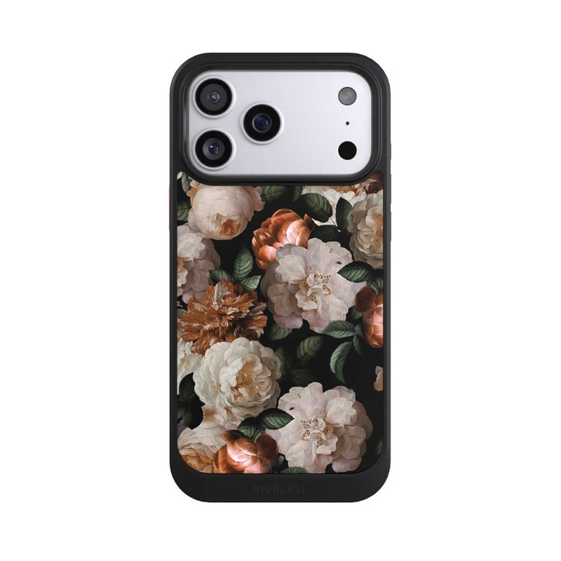 iPhone 17 Pro Max NIVOcore Copper Roses Wallpaper