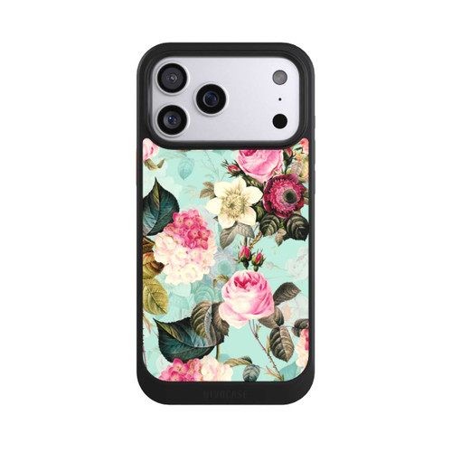 Apple iPhone 17 Pro Max NIVOcore Türkisfarbene Rosentapete