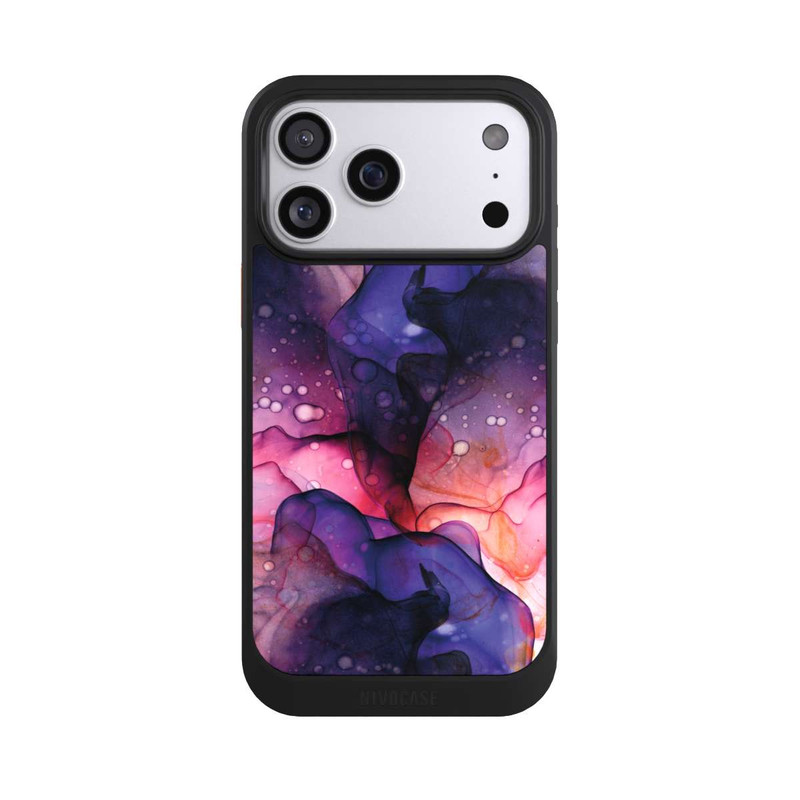 iPhone 17 Pro Max NIVOcore Liquid Art Purple Pink