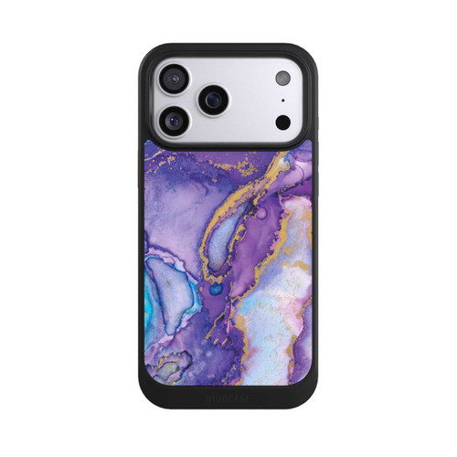 Apple iPhone 17 Pro Max NIVOcore Purple und Blue Swirl Ink