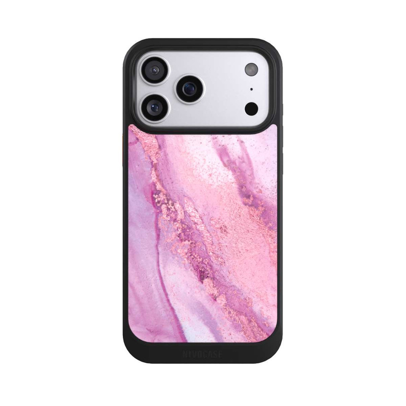iPhone 17 Pro Max NIVOcore Lila Marmorwand