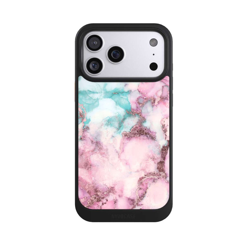 iPhone 17 Pro Max NIVOcore Encre tourbillonnante rose