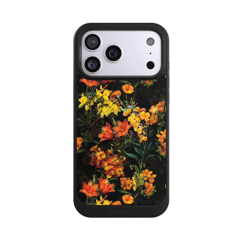 iPhone 17 Pro Max NIVOcore Bunte Blumen Gelb