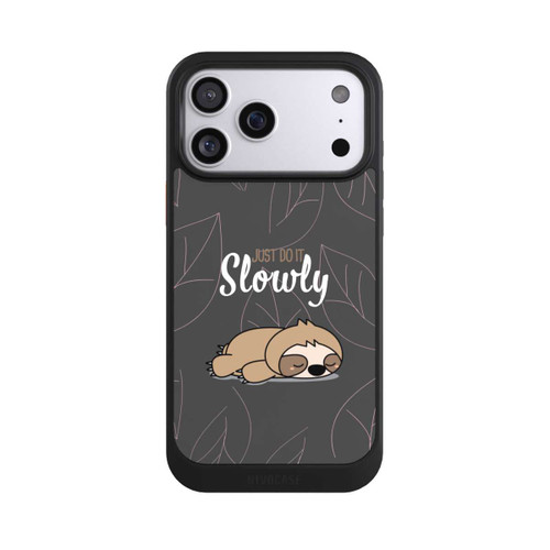 Apple iPhone 17 Pro Max NIVOcore Just Do It Slowly Sloth Grey