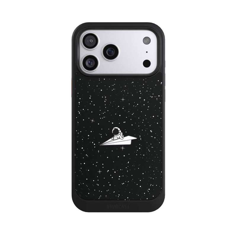iPhone 17 Pro Max NIVOcore Astronaut Paper Plane Comic