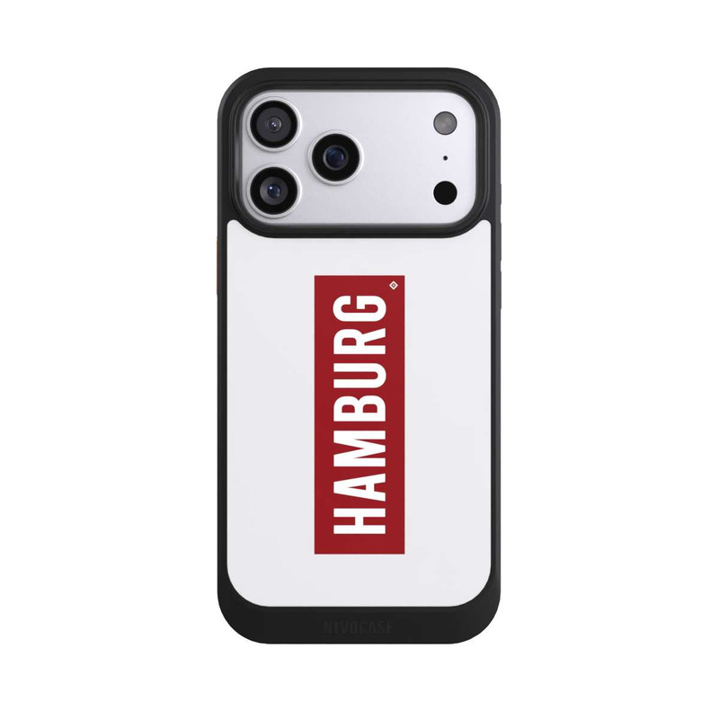 iPhone 17 Pro Max NIVOcore HSV Hambourg rouge et blanc