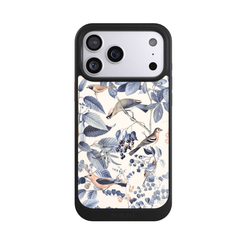 iPhone 17 Pro Max NIVOcore Vögel und Beeren in Beige