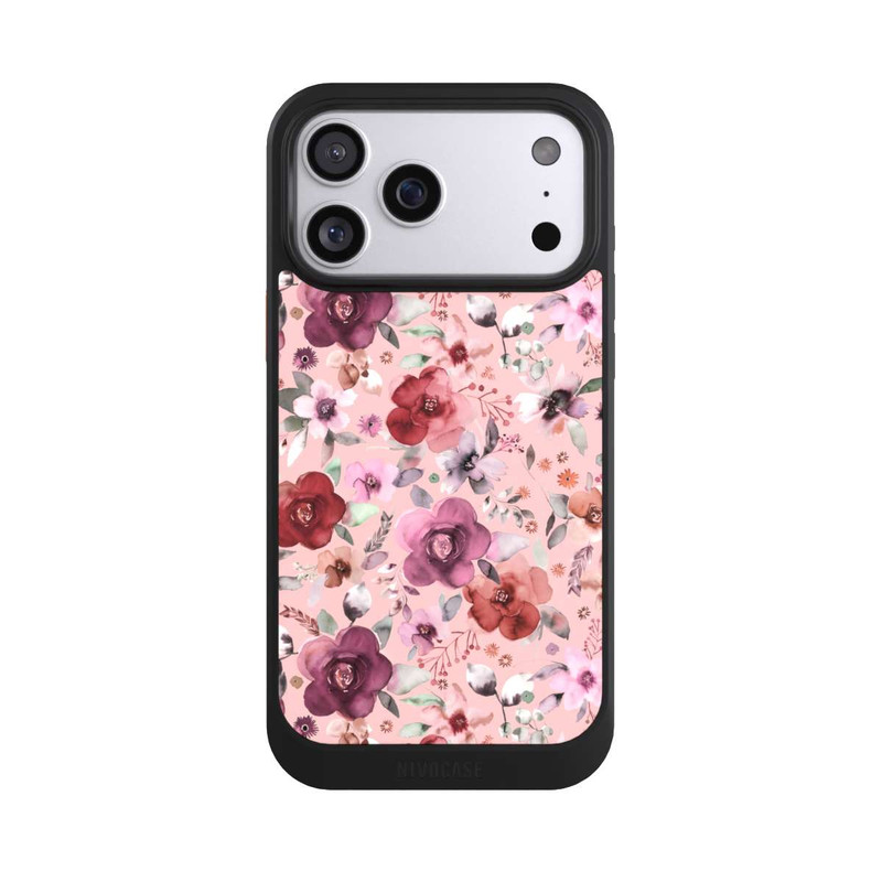 iPhone 17 Pro Max NIVOcore Üppiger romantischer Blumenstrauß rosa