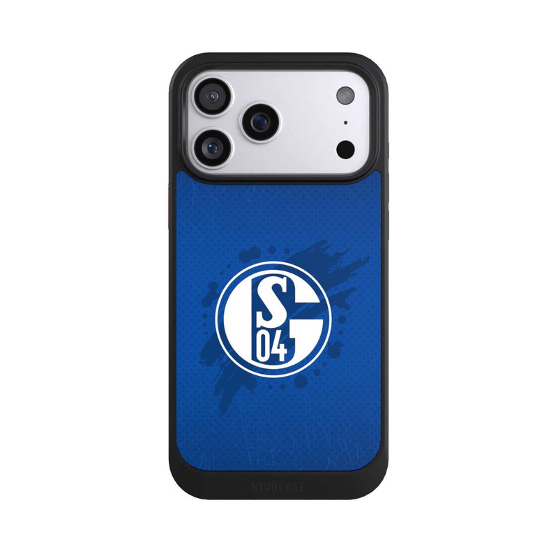 iPhone 17 Pro Max NIVOcore Schalke 04 Farbe Fleck Blau