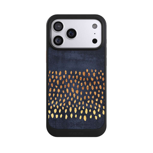 Apple iPhone 17 Pro Max NIVOcore Muster Gold und Marine