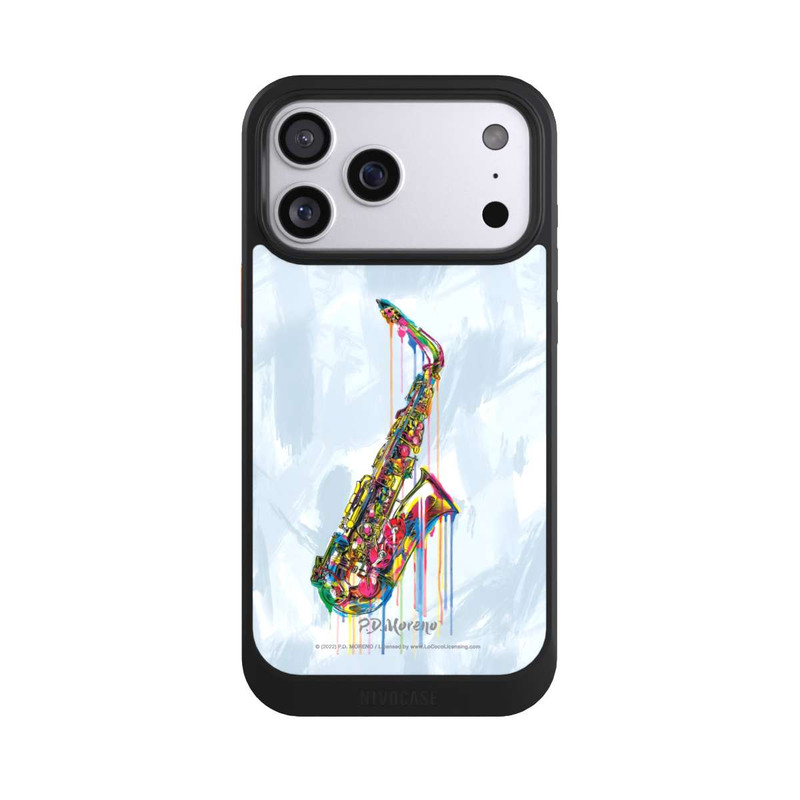 iPhone 17 Pro Max NIVOcore Saxophone Art By P.D. Moreno