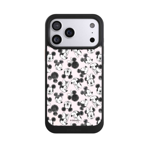 Apple iPhone 17 Pro Max NIVOcore Minnie &amp; Mickey Viele Gesichter Pink